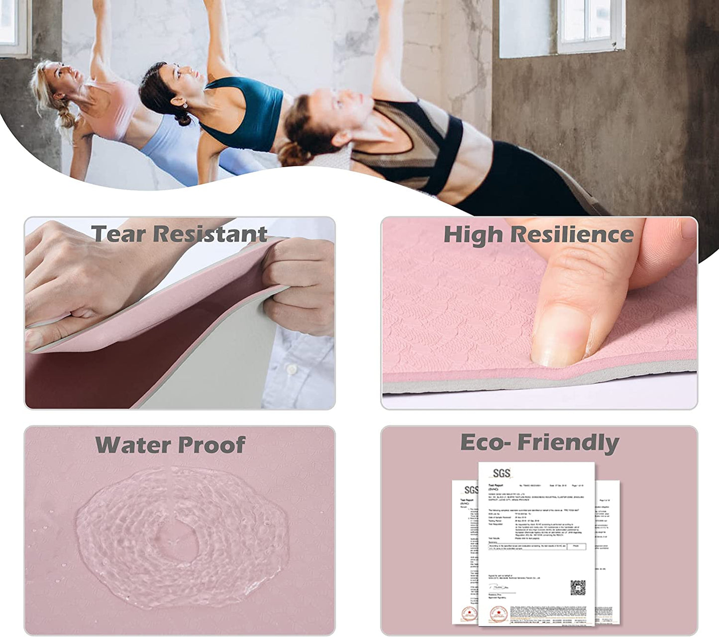 FlexMat Luxe – Extra Thick Non-Slip Yoga Mat