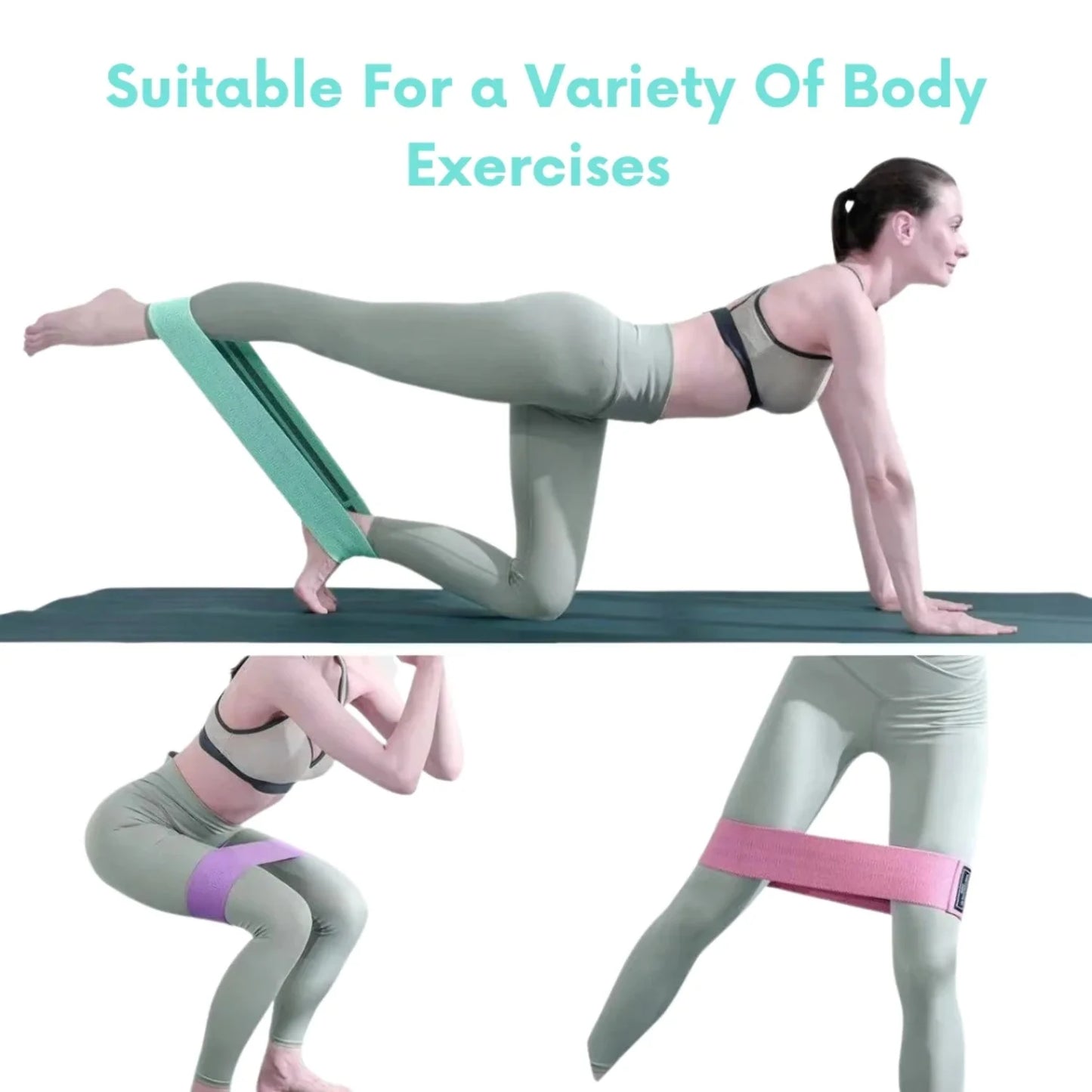 BootyLift Pro – 3-Level Resistance Bands with Handles