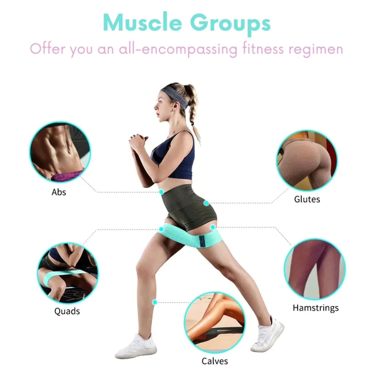 BootyLift Pro – 3-Level Resistance Bands with Handles