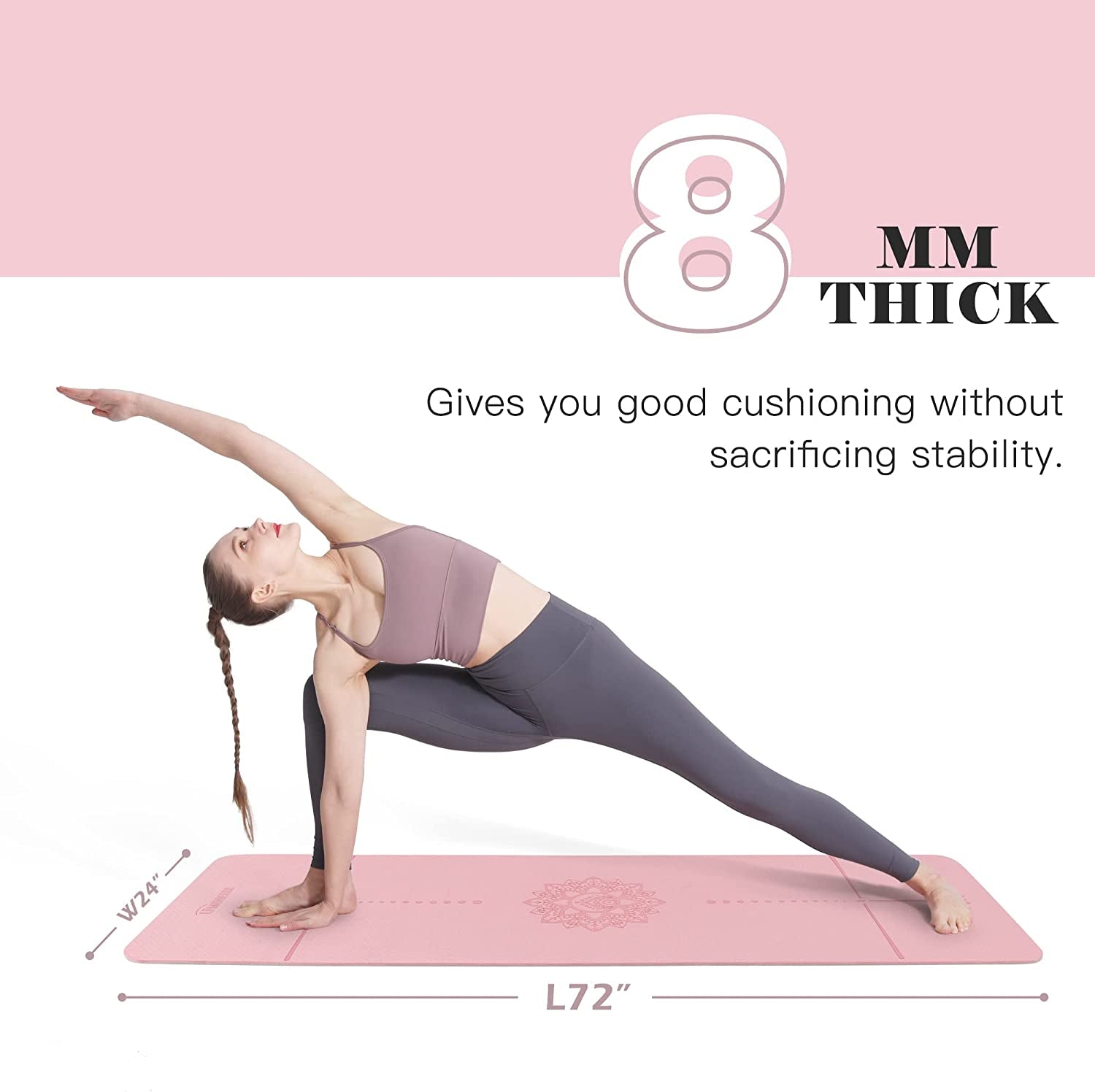 FlexMat Luxe – Extra Thick Non-Slip Yoga Mat