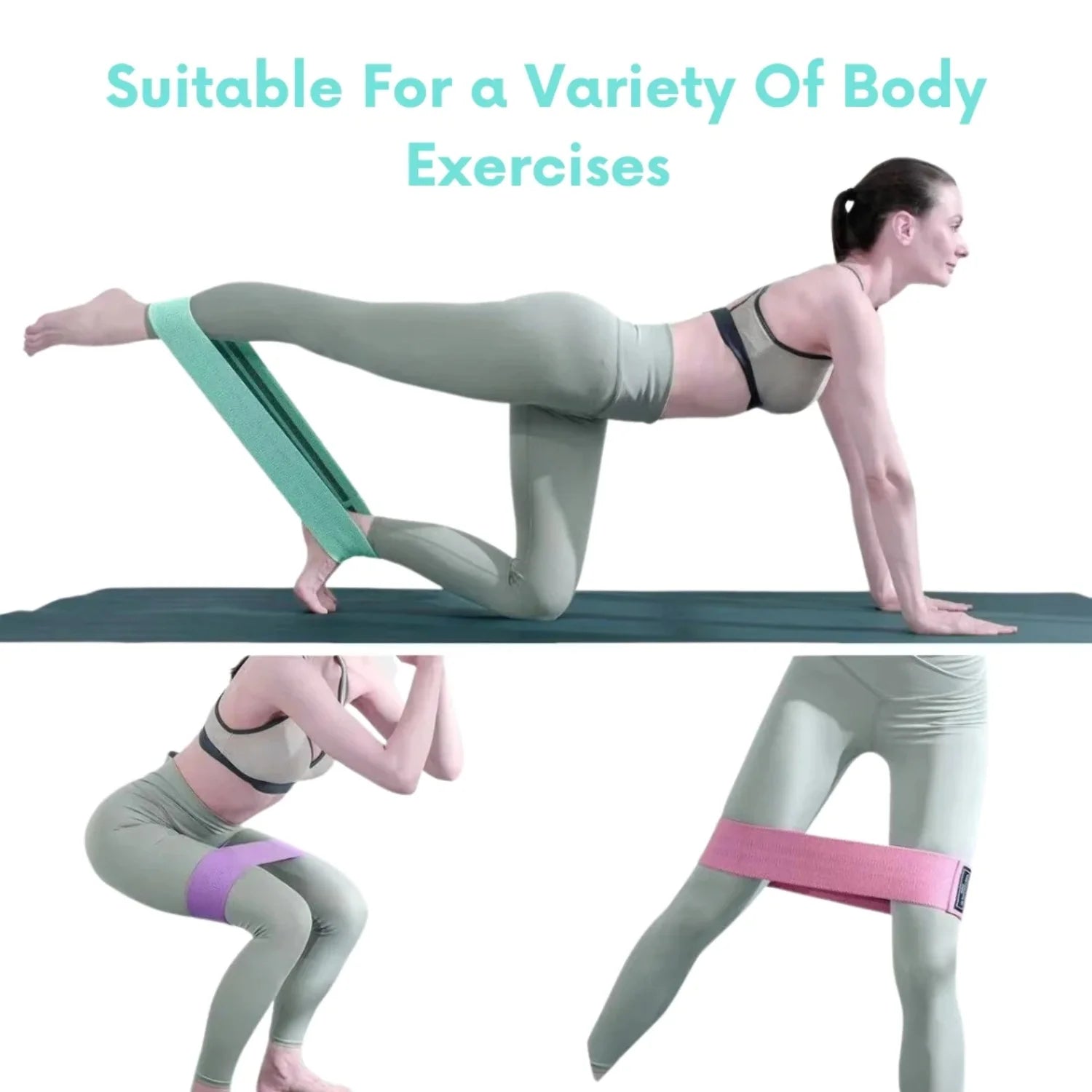 BootyLift Pro – 3-Level Resistance Bands with Handles